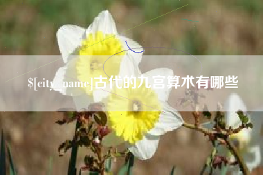 六盘水古代的九宫算术有哪些