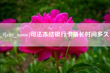 六盘水司法冻结银行卡最长时间多久