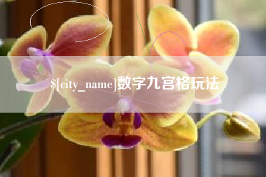 六盘水数字九宫格玩法