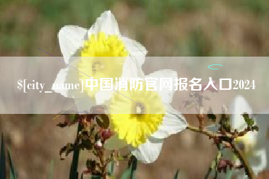 六盘水中国消防官网报名入口2024