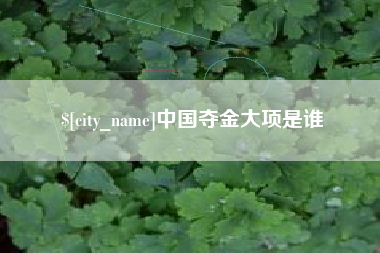 六盘水中国夺金大项是谁
