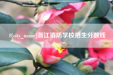 六盘水浙江消防学校招生分数线