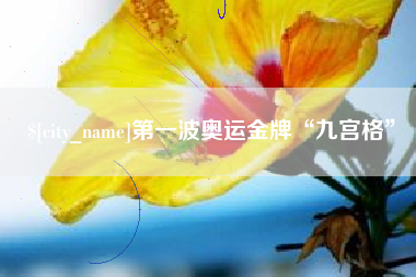 六盘水第一波奥运金牌“九宫格”