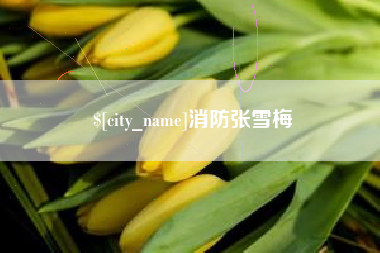 六盘水消防张雪梅
