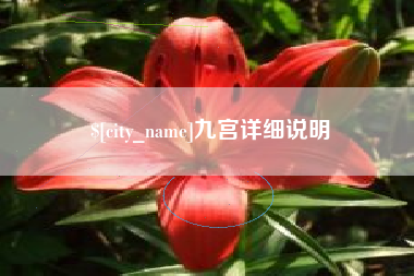 六盘水九宫详细说明