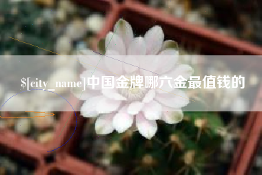 六盘水中国金牌哪六金最值钱的