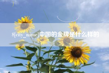 六盘水中国的金牌是什么样的